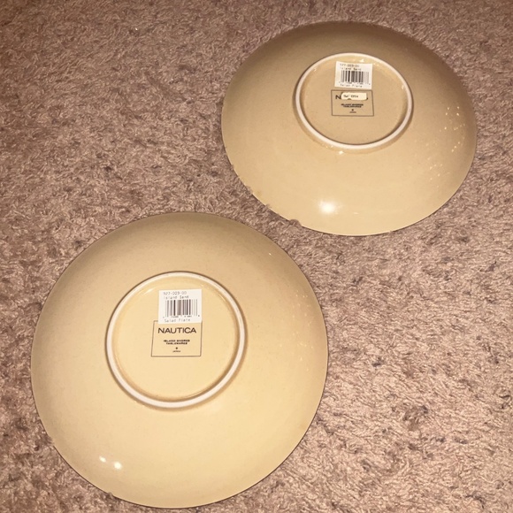2-Vintage Náutica 9” Plates Island Sand - Picture 5 of 7